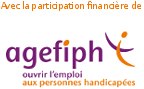 Avec la participation financière de l’AGEFIPH 